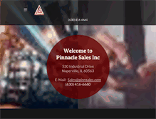 Tablet Screenshot of pinnsales.com